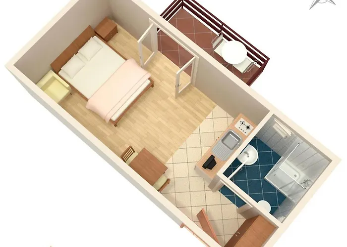 Apartman Apartments By The Sea Duce, Omis - 2821 *