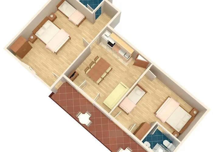 Apartman Apartments By The Sea Duce, Omis - 2821